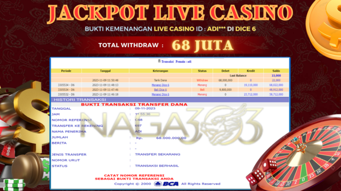 NG JP LIVE CASINO MALAM
