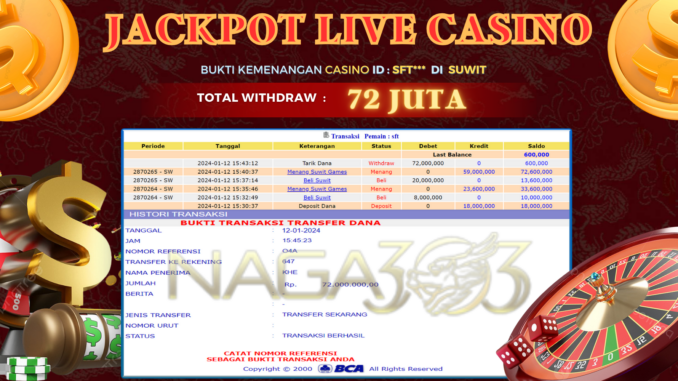 NG JP LIVE CASINO MALAM
